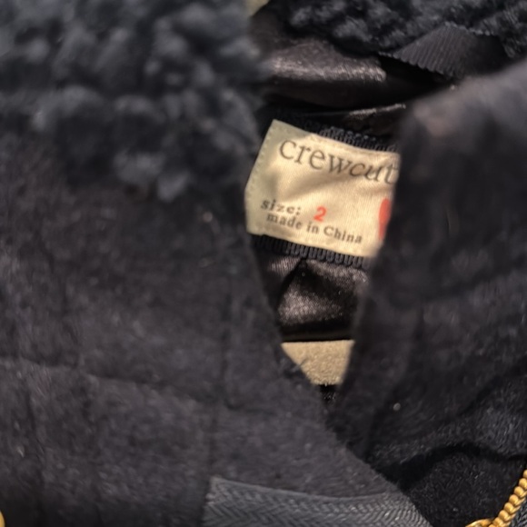 Wool Crewcuts Navy Duffle Coat size 2 - Picture 3 of 6